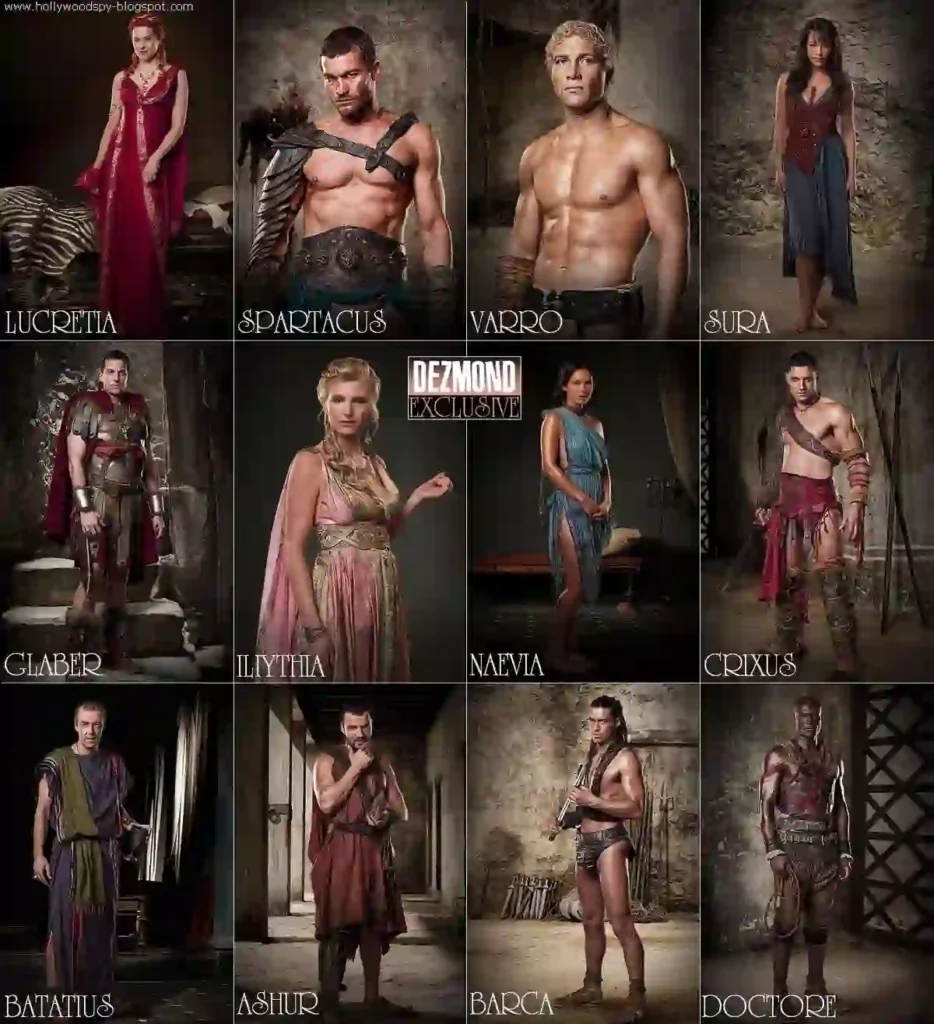 Elenco original Spartacus 2010